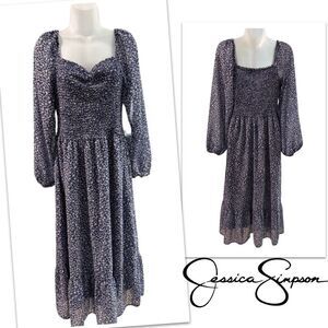Jessica Simpson Long Sleeve Floral Dress. Extra Large